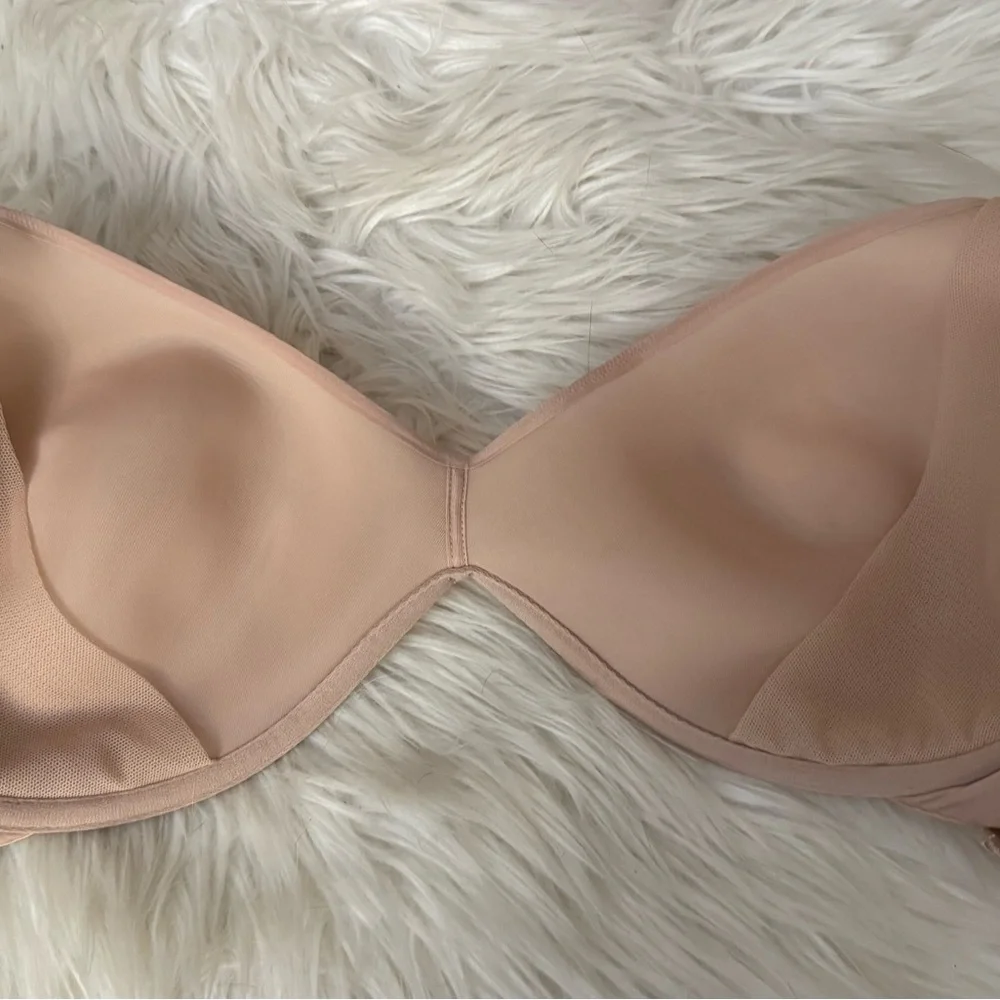 Skims Bra 44DD Weightless Demi Bra Clay Beige Underwire Comfortable Airy Lined - Picture 7 of 9